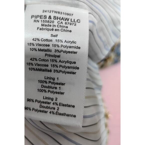 Veronica Beard Sumira Metallic Tweed Jacket US 8 - Picture 13 of 13